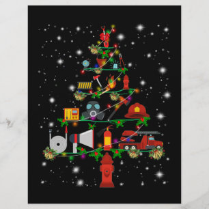 Feuerwehrmann-Geschenk   Frohe Weihnachten Feuerwe Flyer