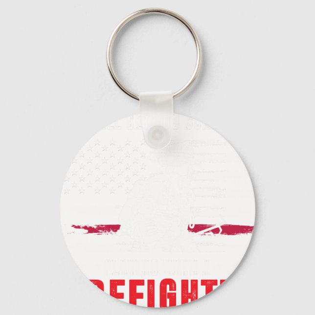 Feuerwehrmann Geschenk Für Männer Lustiger Feuerwe Schlüsselanhänger (Vorderseite)
