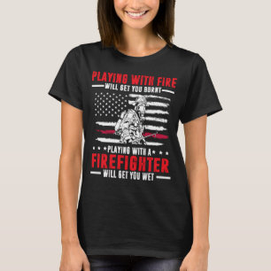 Feuerwehrmann Geschenk für Männer Lustiger Feuerwe T-Shirt