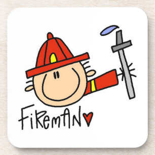 Feuerwehrmann Getränkeuntersetzer