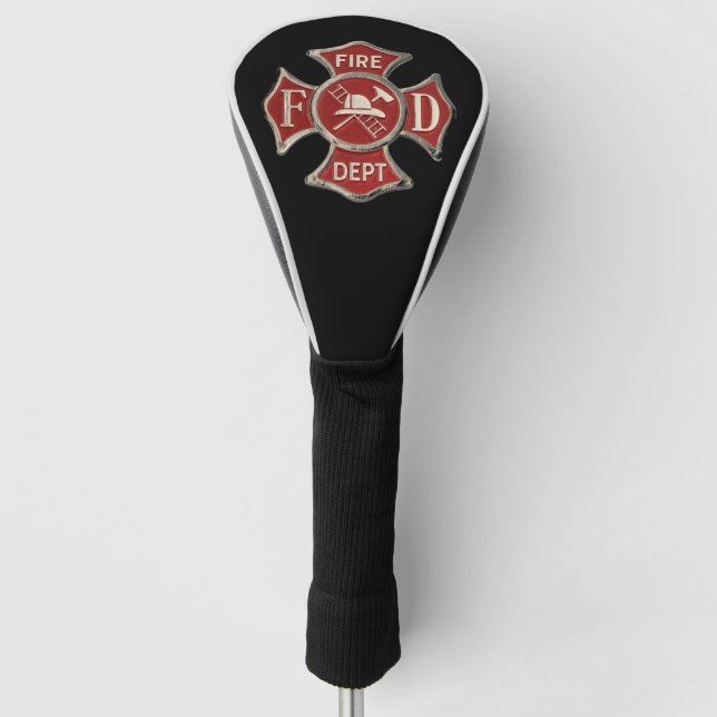 Feuerwehrmann Golf Headcover (Vorderseite)