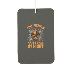 Feuerwehrmann Halloween Hexen Nacht Design Autolufterfrischer