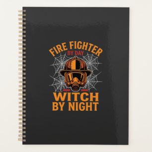 Feuerwehrmann Halloween Hexen Nacht Design Planer