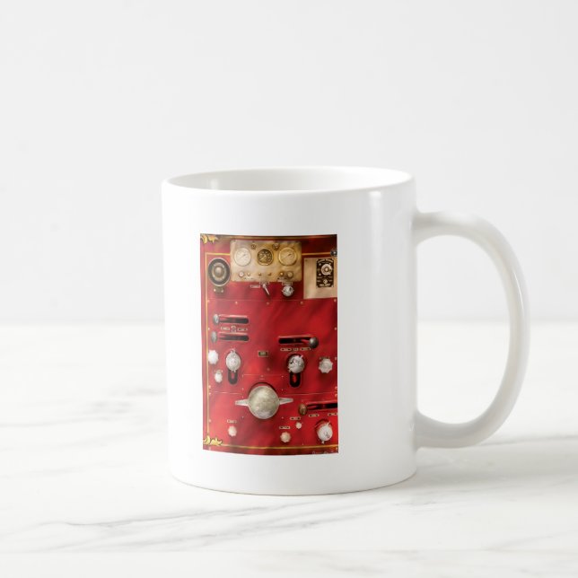 Feuerwehrmann - Hebel und Ventile Kaffeetasse (Rechts)