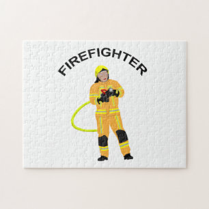 Feuerwehrmann im Sandweener Einsatzkleidung Puz Puzzle