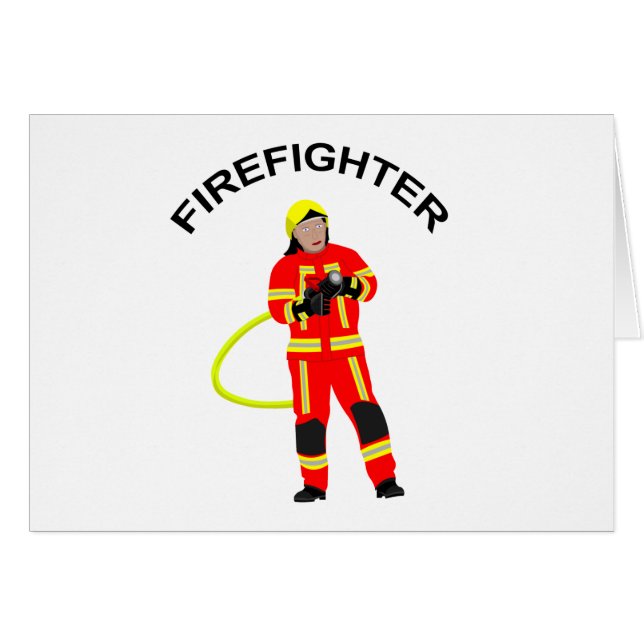 Feuerwehrmann in Einsatzkleidung (Vorderseite (Horizontal))