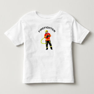 Feuerwehrmann in Einsatzkleidung Kleinkind T-shir T-shirt
