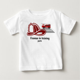 "Feuerwehrmann in Trainingshosen" Baby T-shirt
