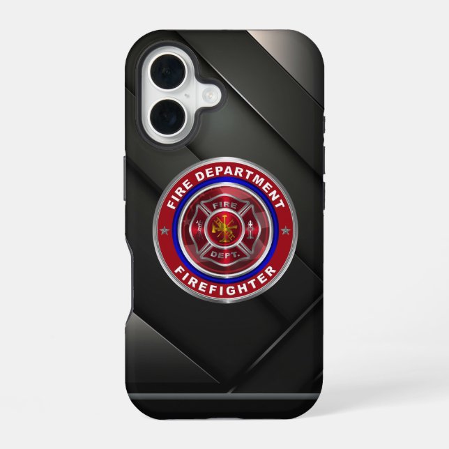 FEUERWEHRMANN iPhone 16 HÜLLE (Rückseite)