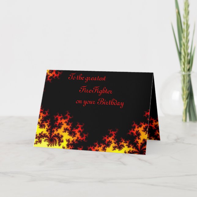 Feuerwehrmann-Karte Karte (Vorderseite)