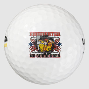 Feuerwehrmann keine Übergabe Golfball