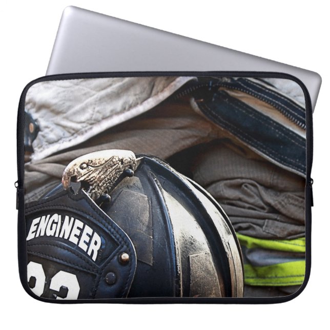 Feuerwehrmann Laptopschutzhülle (Vorderseite)