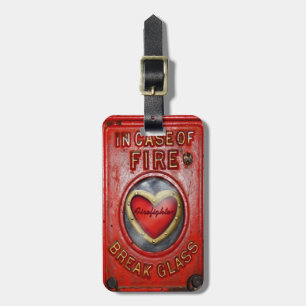 Feuerwehrmann-Liebe! heiß! Ehemann oder Freund Gepäckanhänger