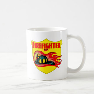 Feuerwehrmann-Logo Tasse