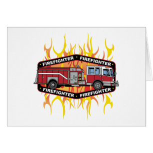 Feuerwehrmann-Löschfahrzeug