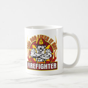 Feuerwehrmann mag es heiß kaffeetasse