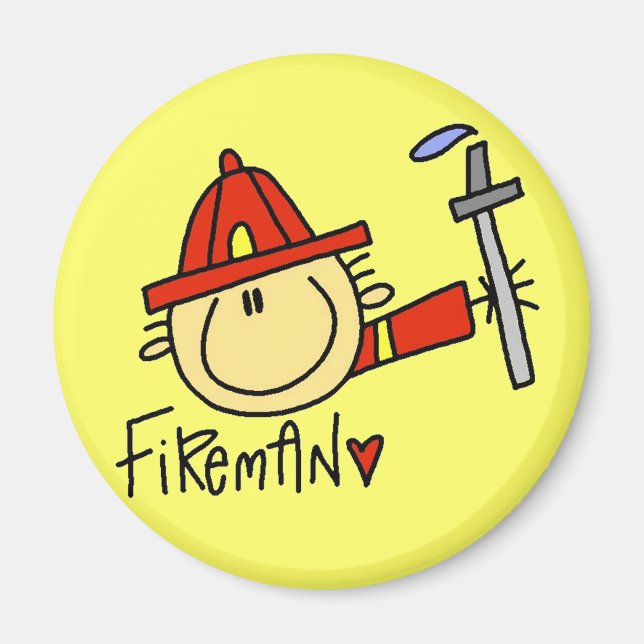 Feuerwehrmann Magnet (Vorne)