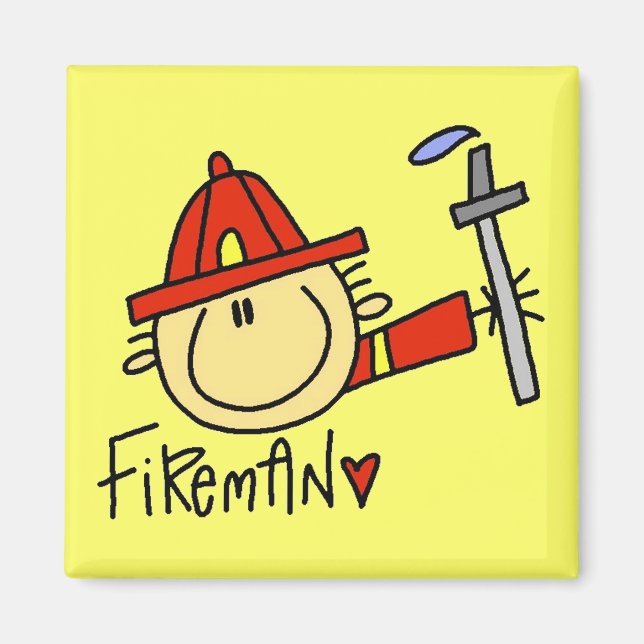 Feuerwehrmann Magnet (Vorne)