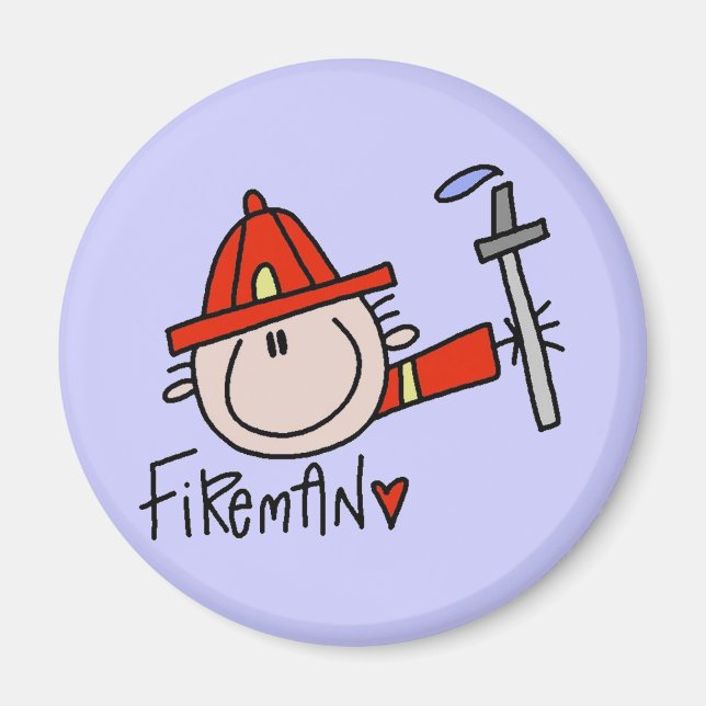 Feuerwehrmann Magnet (Vorne)