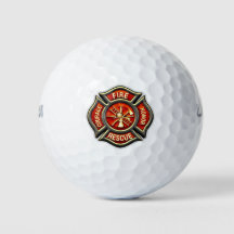 Feuerwehrmann Maltese Cross Wilson 500 Golf Ball