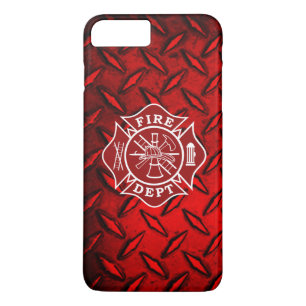 Feuerwehrmann Maltese Handy Case mit Diamantplatte