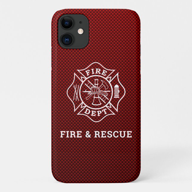 Feuerwehrmann Malteser Cross-Phone-Fall Case-Mate iPhone Hülle (Rückseite)