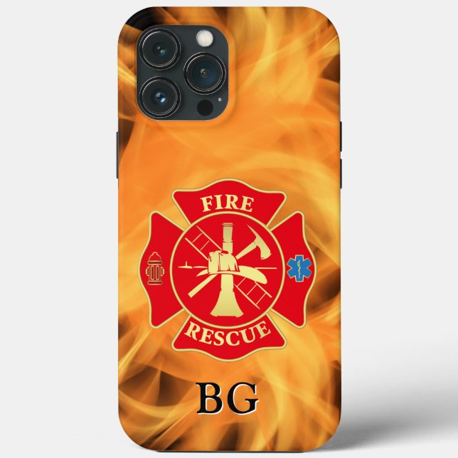 Feuerwehrmann Maltesischer Feuerwehrrutsche Case-Mate iPhone Hülle (Rückseite)