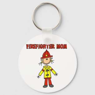 Feuerwehrmann-Mama-T-Shirts und Geschenke Schlüsselanhänger