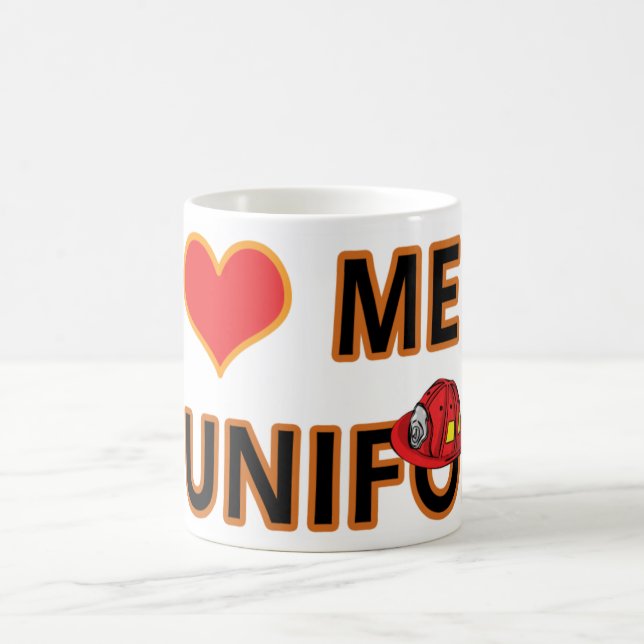FEUERWEHRMANN-MÄNNER IN DER UNIFORM TASSE (Mittel)