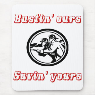 Feuerwehrmann-Mausunterlage Mousepad