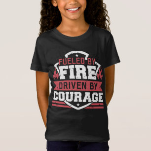 Feuerwehrmann mit Feuer und Mut T-Shirt