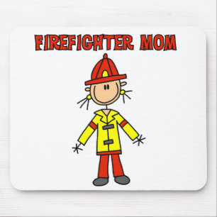 Feuerwehrmann-Mutter T-Shirts und Geschenke Mousepad