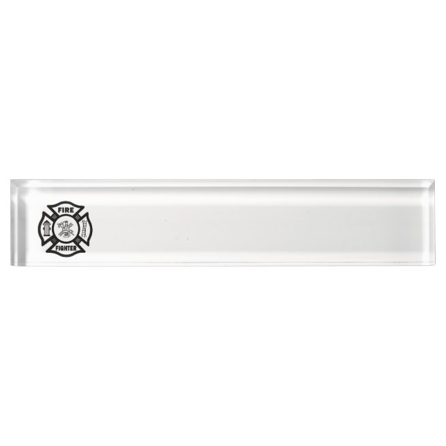 Feuerwehrmann Namensplakette (Vorderseite)