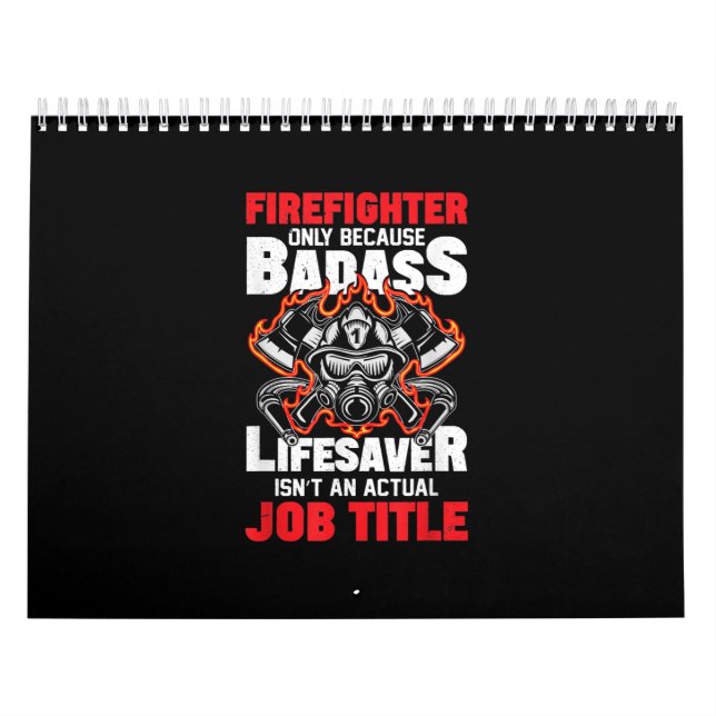 Feuerwehrmann nur wegen Badass Lifesaver Kalender (Titelbild)
