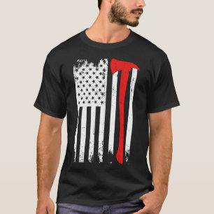 Feuerwehrmann Patriotic Fireman Feuerwehrretter T-Shirt