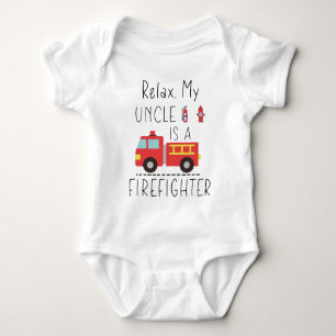 Feuerwehrmann, Relax My Oncle ist Feuerwehrmann Baby Strampler
