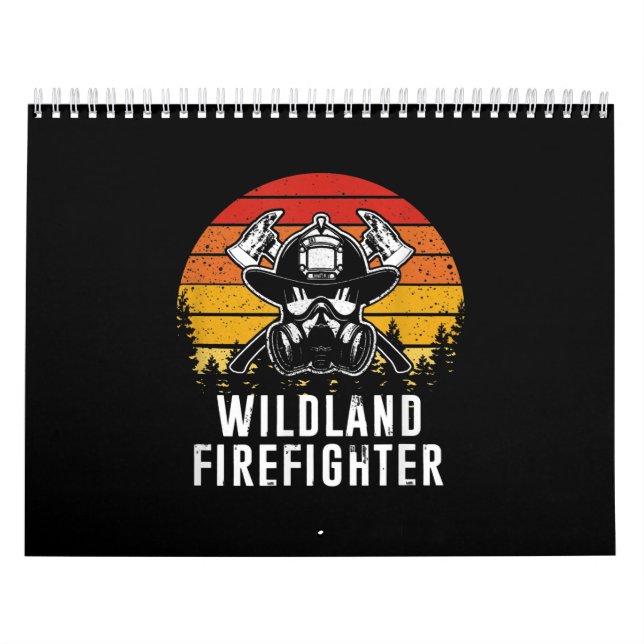 Feuerwehrmann Reto Sunset Feuerwehrmann Kalender (Titelbild)