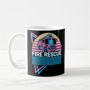 Feuerwehrmann Retro Feuerwehr Kaffeetasse