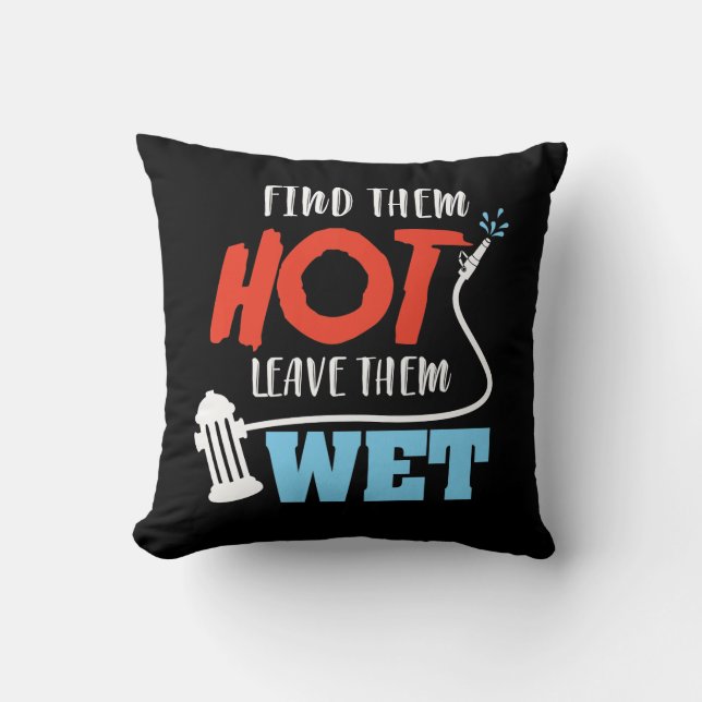 Feuerwehrmann-Retter-menschlicher Retter flammt Kissen (Vorderseite)