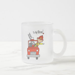 Feuerwehrmann Retter T-Shirts und Geschenke Mattglastasse