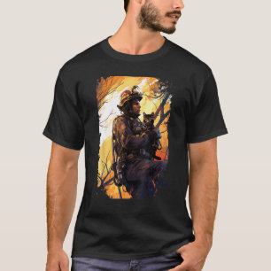 Feuerwehrmann rettet eine Katze - Feuerwehrmann & T-Shirt