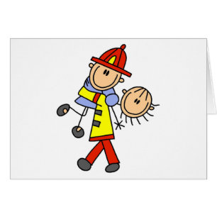 Feuerwehrmann-Rettungsshirt und Geschenke