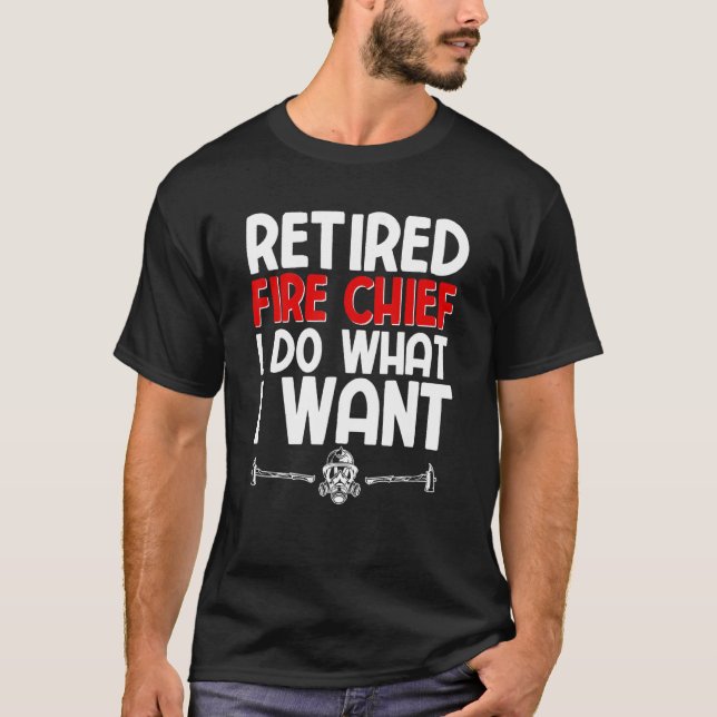 Feuerwehrmann-Ruhestand T-Shirt (Vorderseite)
