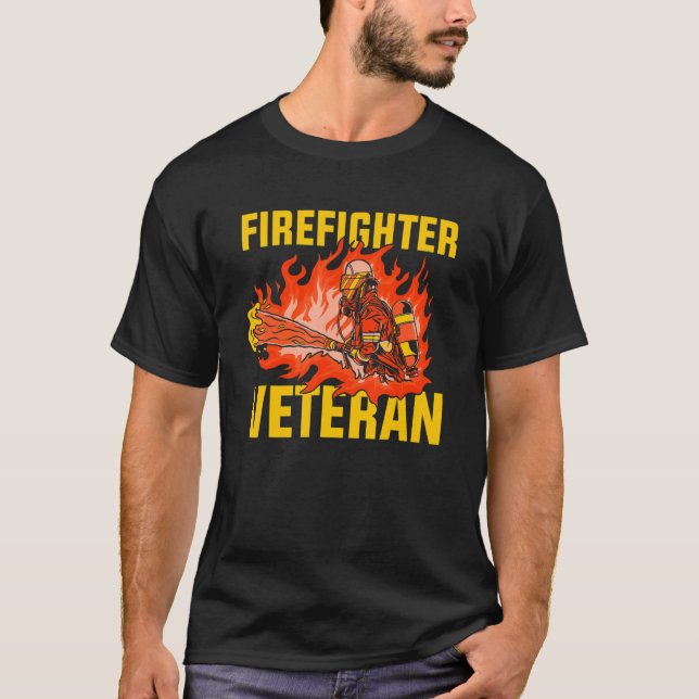 Feuerwehrmann Ruheständlerruheständler T-Shirt (Vorderseite)