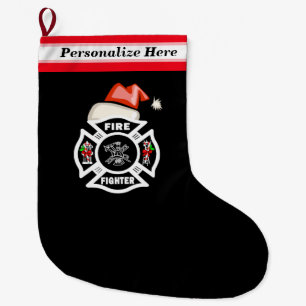 Feuerwehrmann Sankt Großer Weihnachtsstrumpf