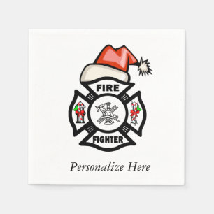 Feuerwehrmann Sankt Serviette