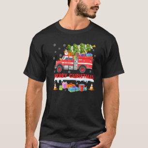 Feuerwehrmann Santa Sleigh Feuerwehrmann Funny C T-Shirt