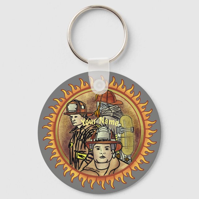 Feuerwehrmann Schlüsselanhänger (Vorderseite)
