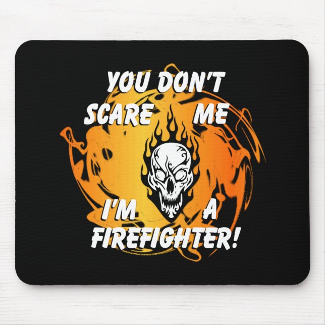 Feuerwehrmann-Schrecken Mousepad (Vorne)