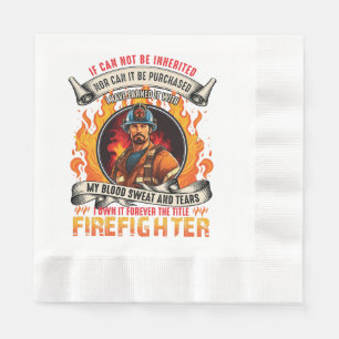 Feuerwehrmann Serviette